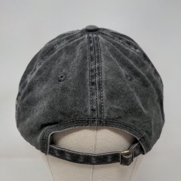 Unbranded Slideback Hat Gray OSFM Solid Adjustable 6 Panel Blank - Picture 6 of 8